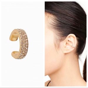 Stella & Dot Gold Pave Ear Cuff